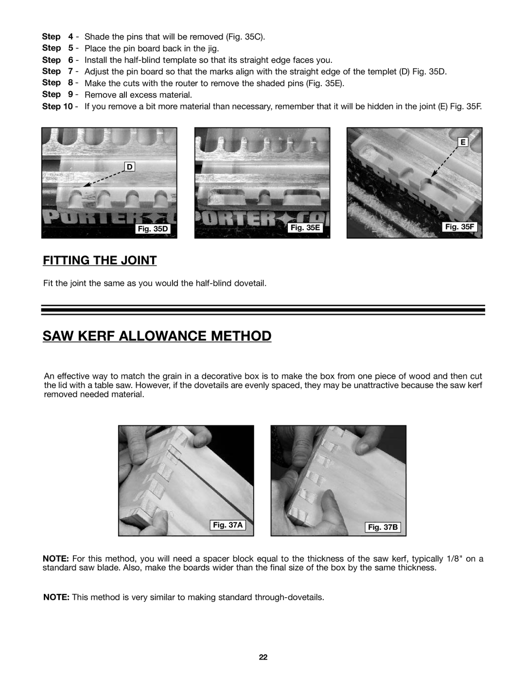 Porter-Cable 4210 & 4212 instruction manual 