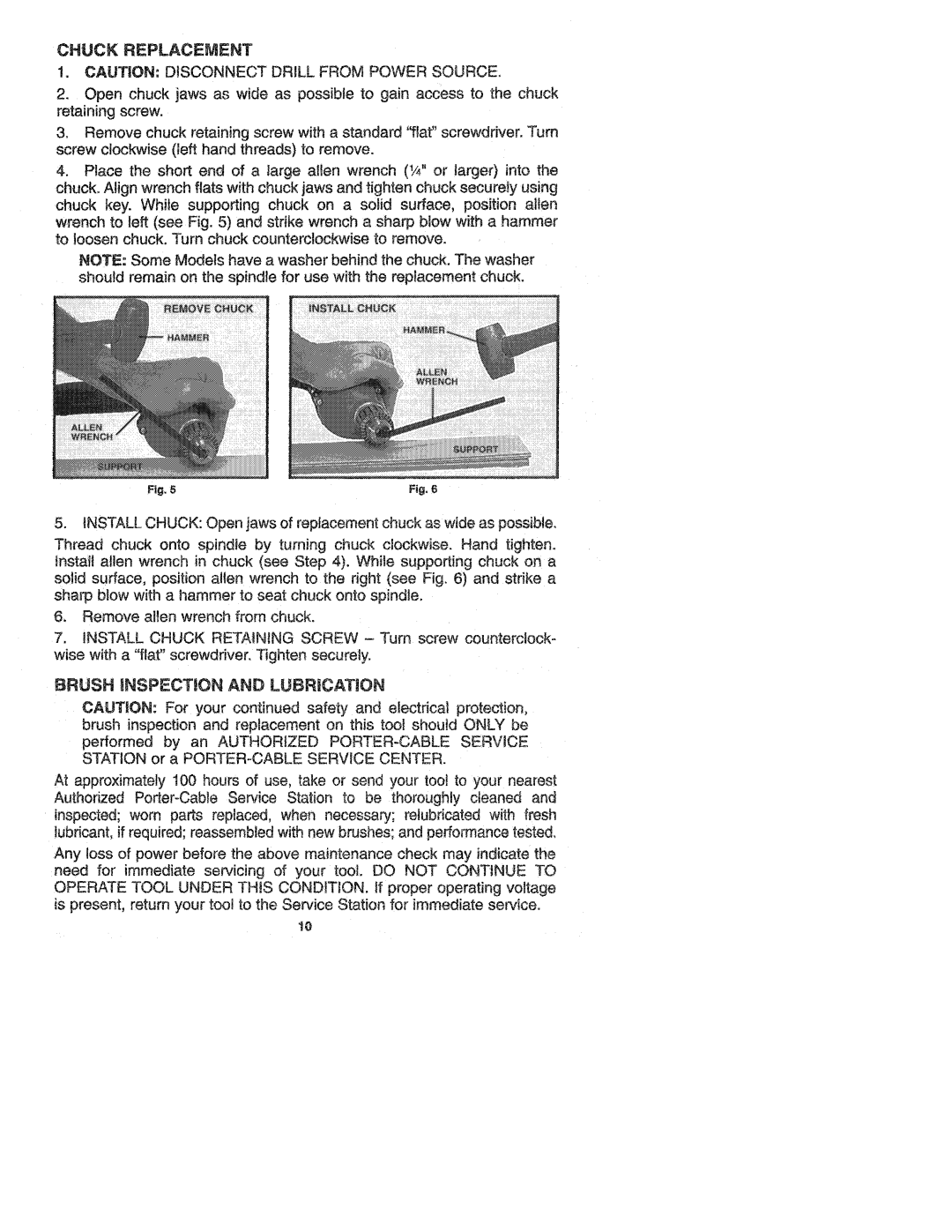 Porter-Cable 6611, 6614, 2601 manual 