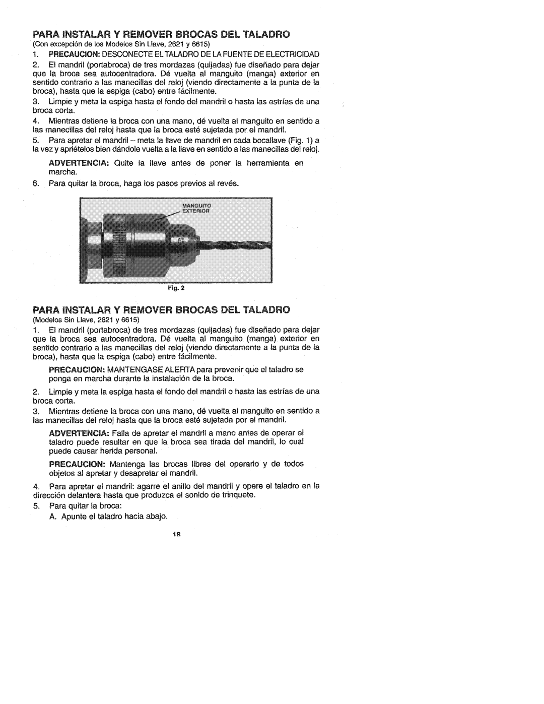 Porter-Cable 6614, 6611, 2601 manual 