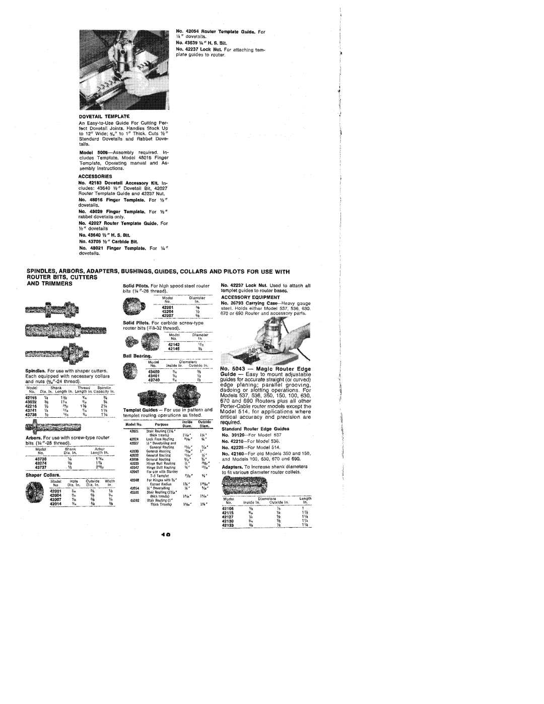 Porter-Cable 690, 675, 630 manual 