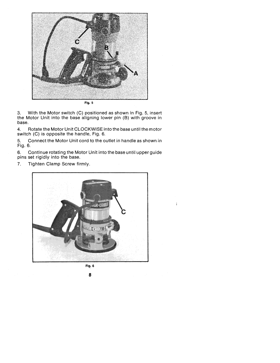 Porter-Cable 630, 690, 675 manual 