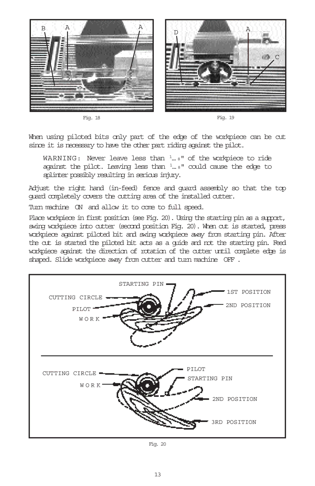 Porter-Cable 698, 697 instruction manual Turn machine on and allow it to come to full speed 