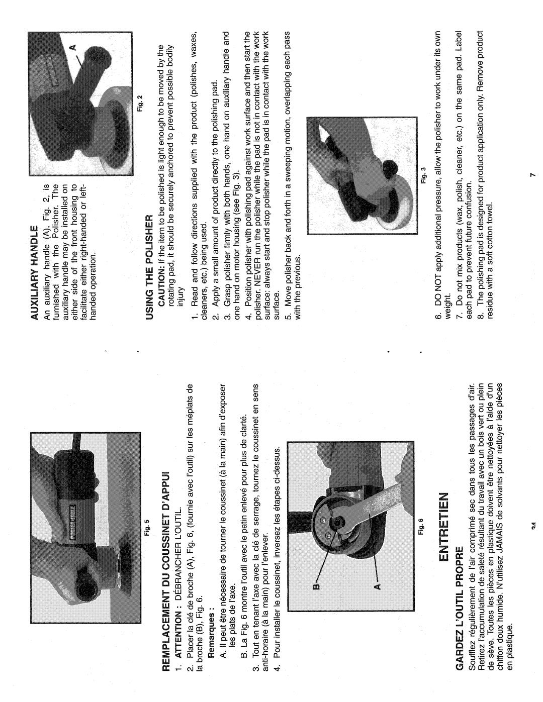 Porter-Cable 7424SP manual 