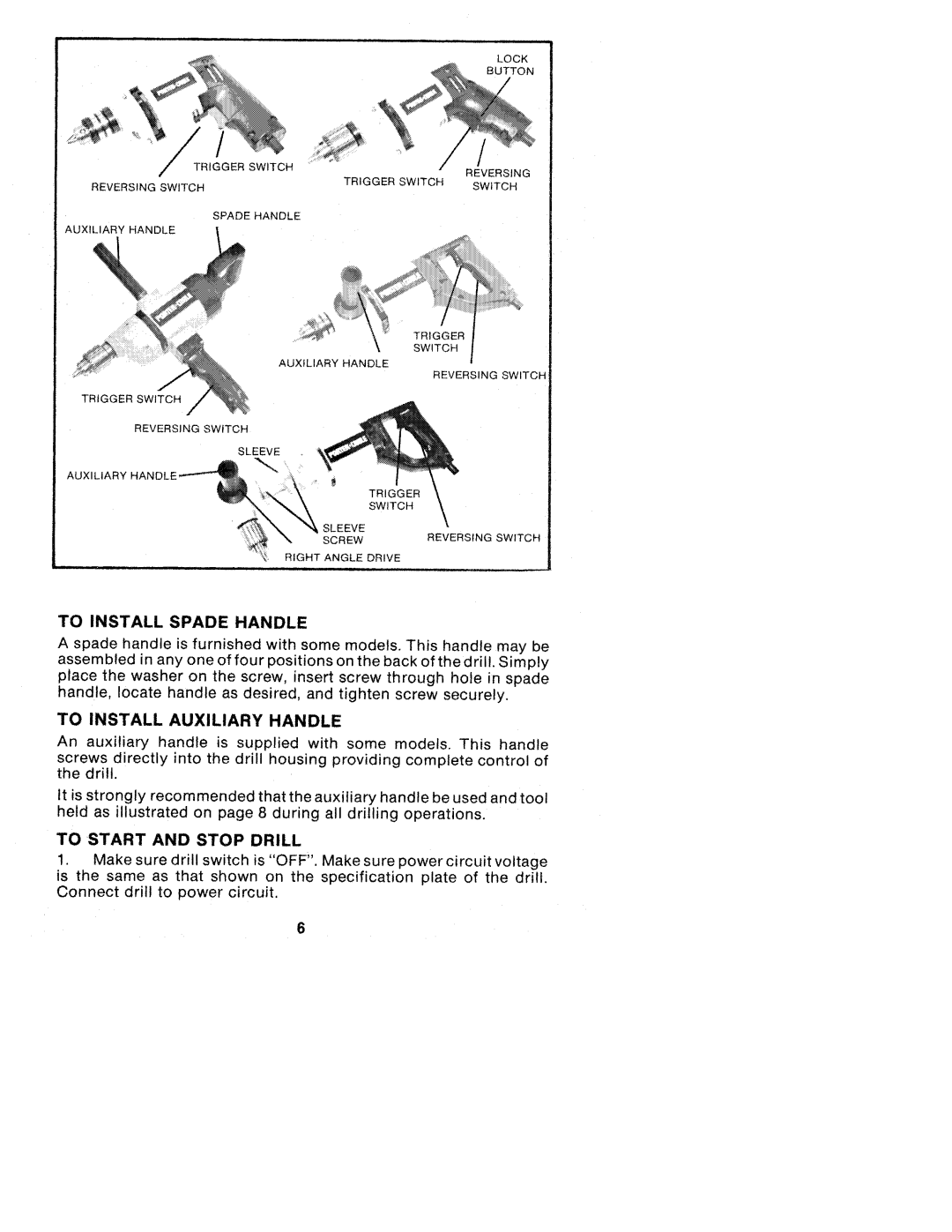 Porter-Cable 7563, 7566, 7552, 7514, 7500, 7554, 7503, 7511, 7504, 7501, 7551, 632, 635, 619, 621, 620 manual 