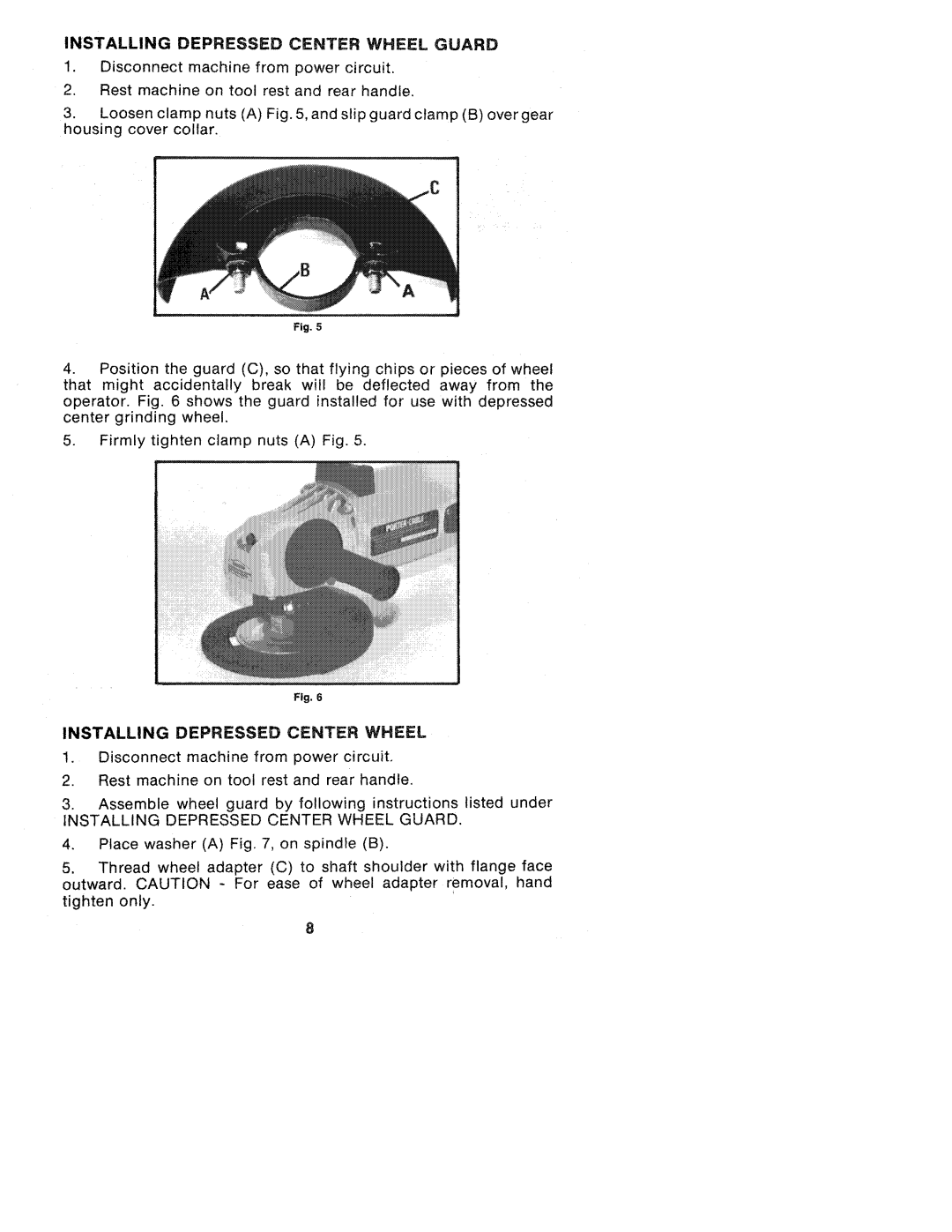 Porter-Cable 87616, 87615 manual 