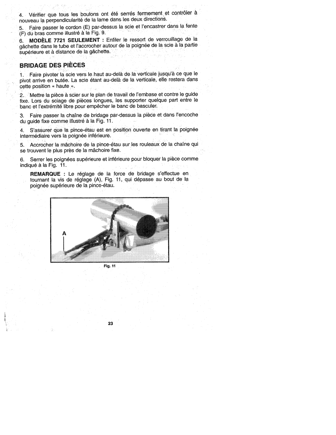 Porter-Cable 5028, 7721, 7723 manual 