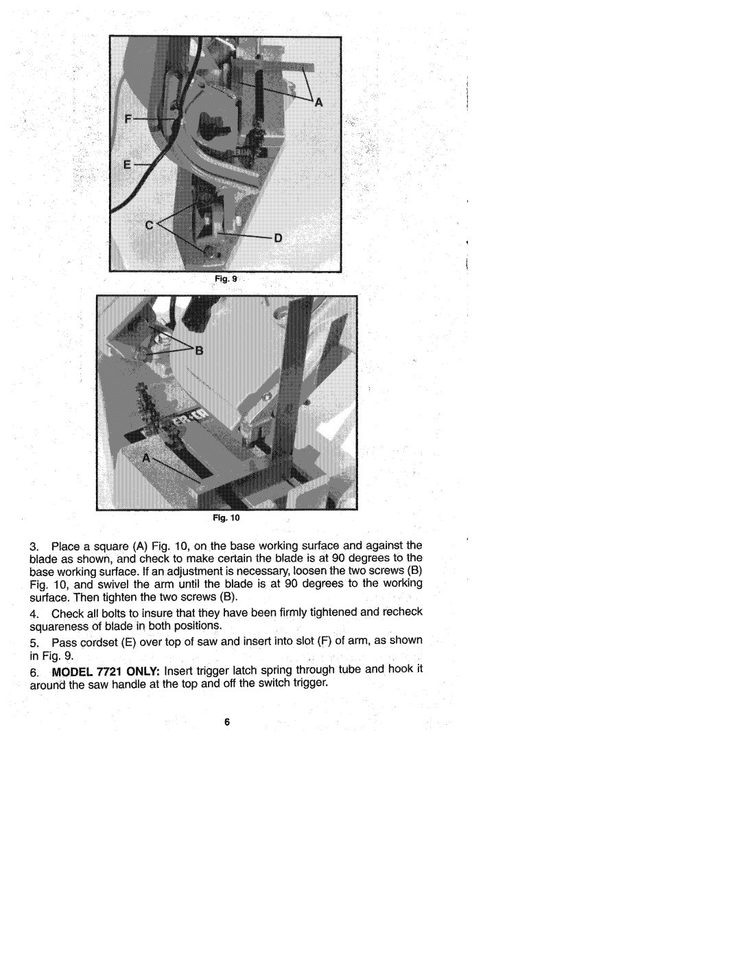 Porter-Cable 7721, 7723, 5028 manual 