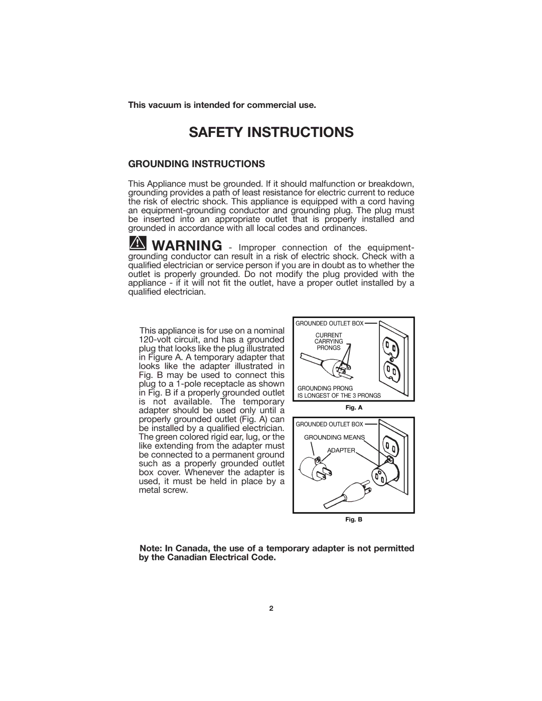 Porter-Cable 7812 instruction manual Safety Instructions, Grounding Instructions 