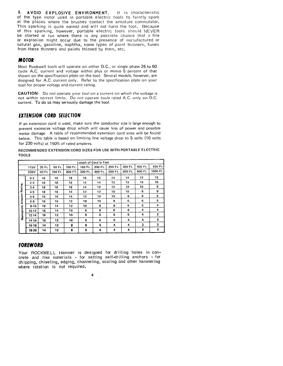 Porter-Cable 863538-0811, 601 manual 