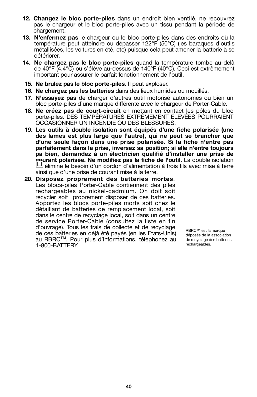 Porter-Cable 8823, 837 instruction manual 