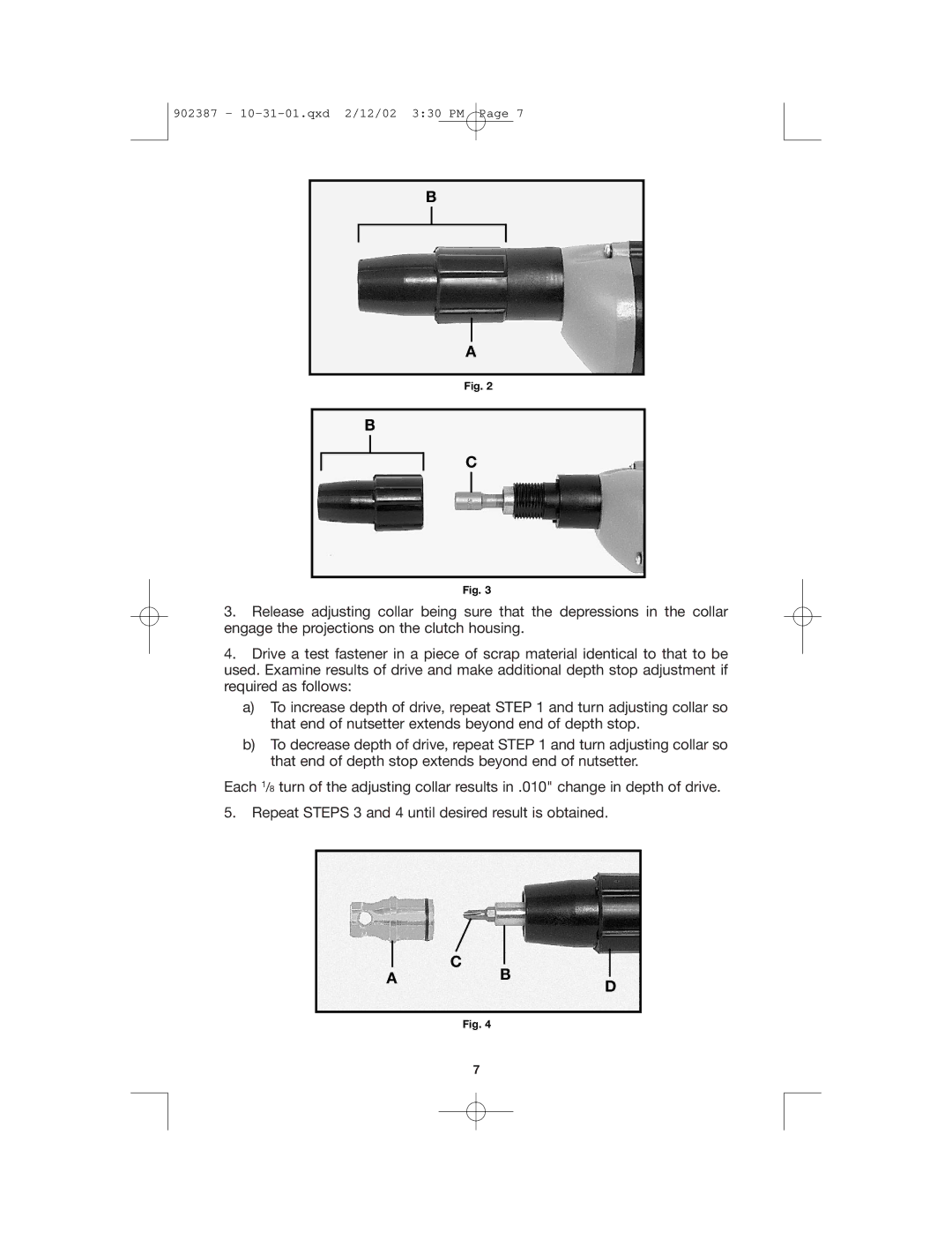 Porter-Cable 6645, 902387, 6641, 6642, 6640 instruction manual Abd 