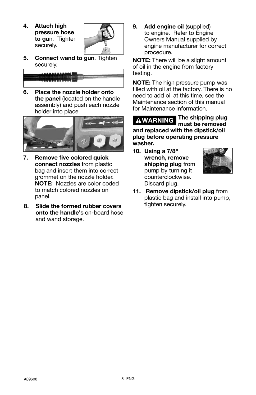 Porter-Cable A09608-0412-0, PCH3200 instruction manual A09608 ENG 