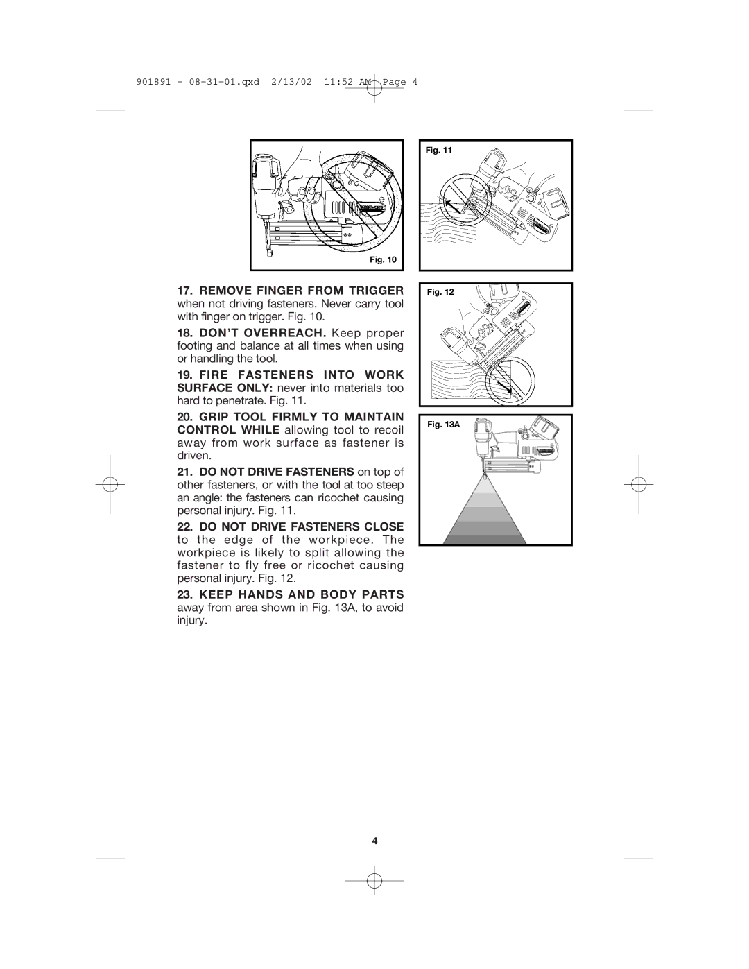 Porter-Cable BN200V12, 8604 instruction manual 901891 08-31-01.qxd 2/13/02 1152 AM 