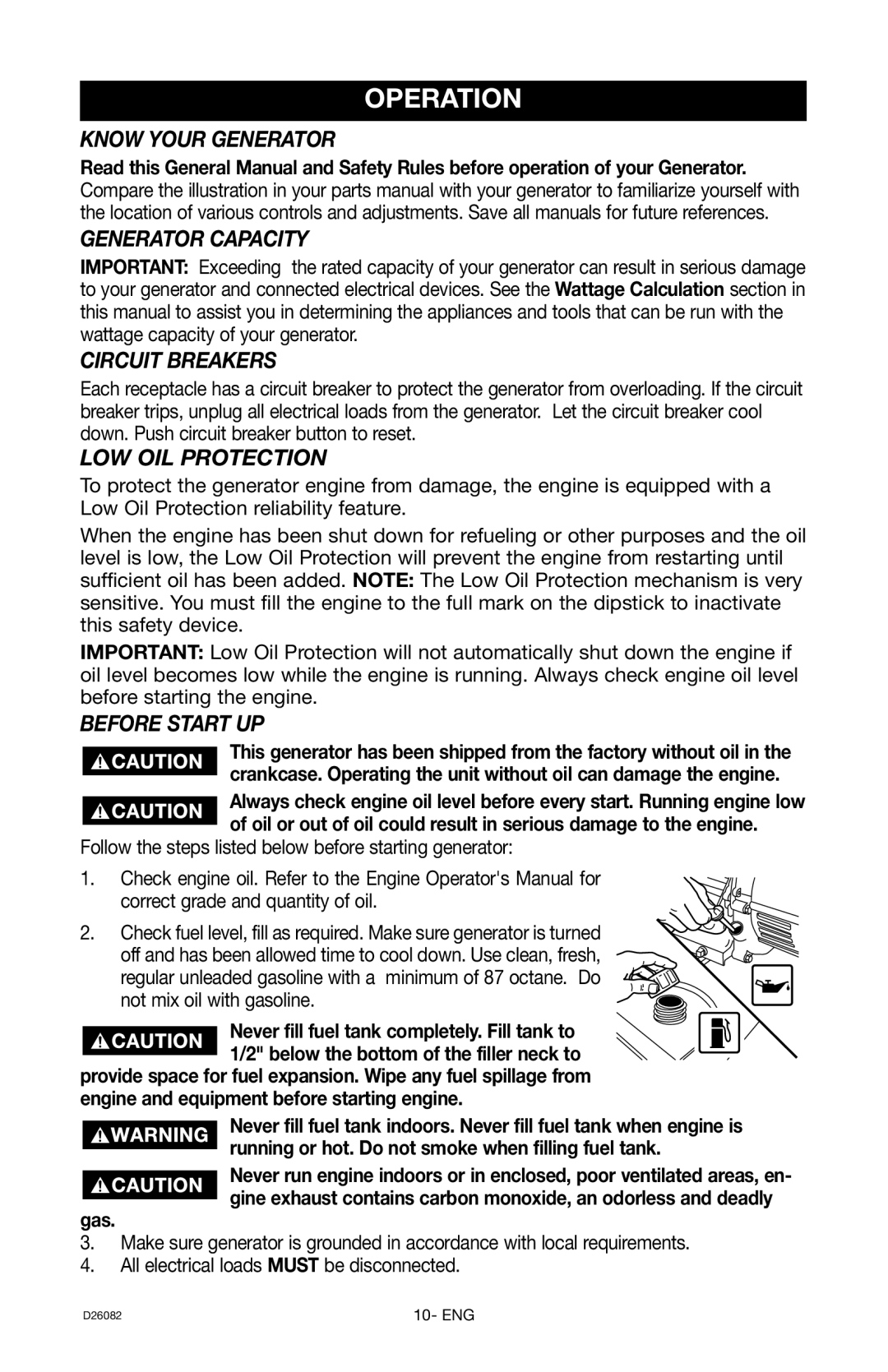 Porter-Cable BSI525 instruction manual Operation 