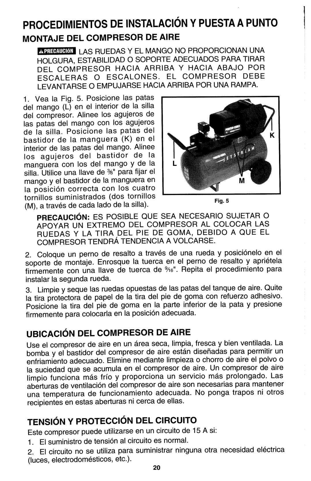 Porter-Cable CF2020 manual 