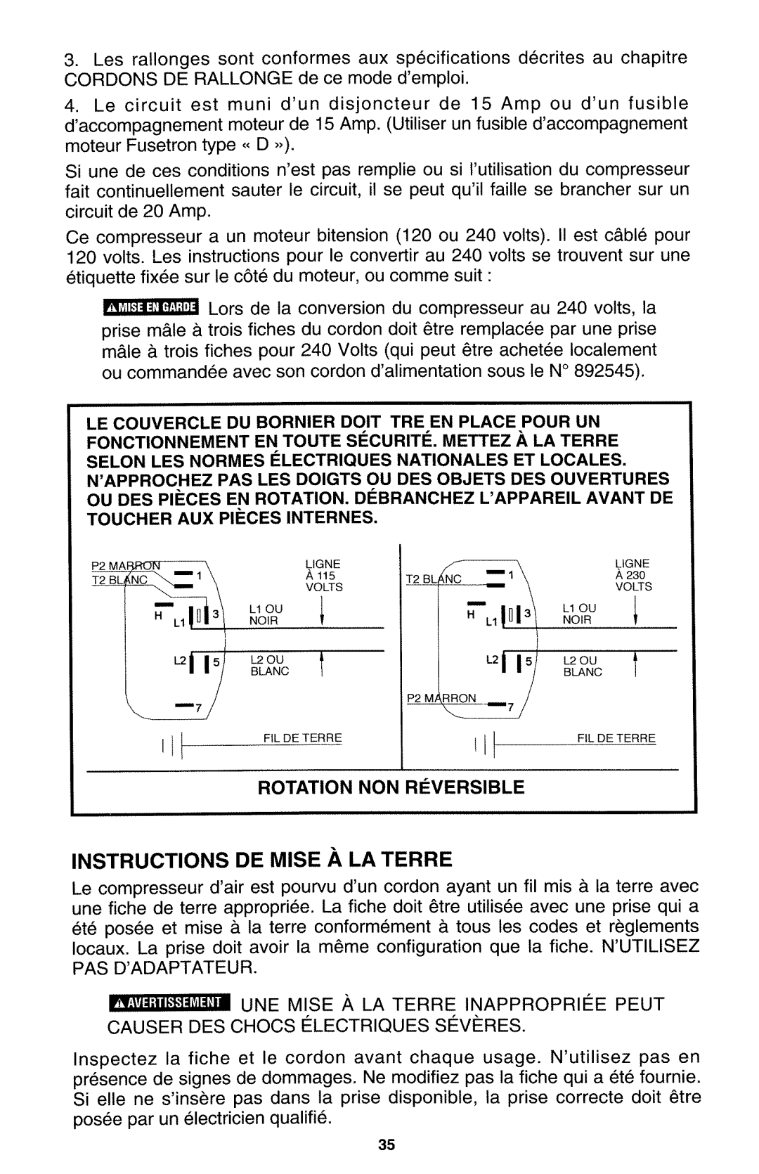 Porter-Cable CF2020 manual 