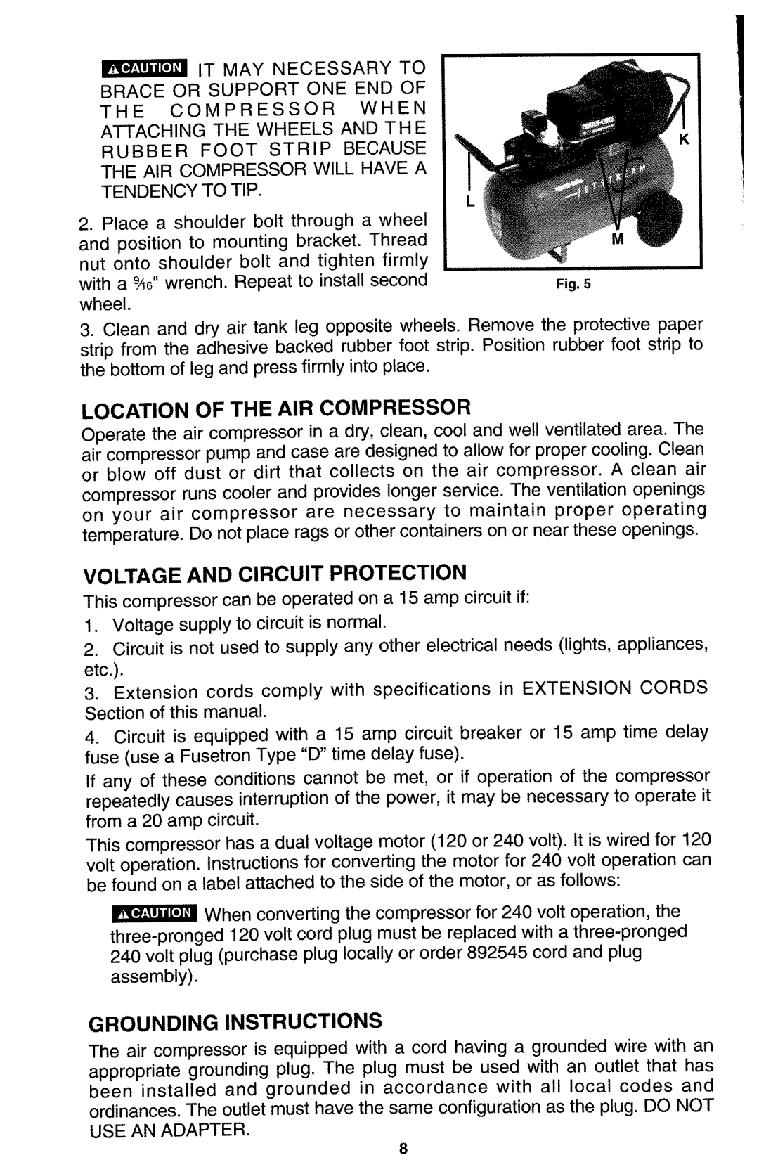 Porter-Cable CF2020 manual 