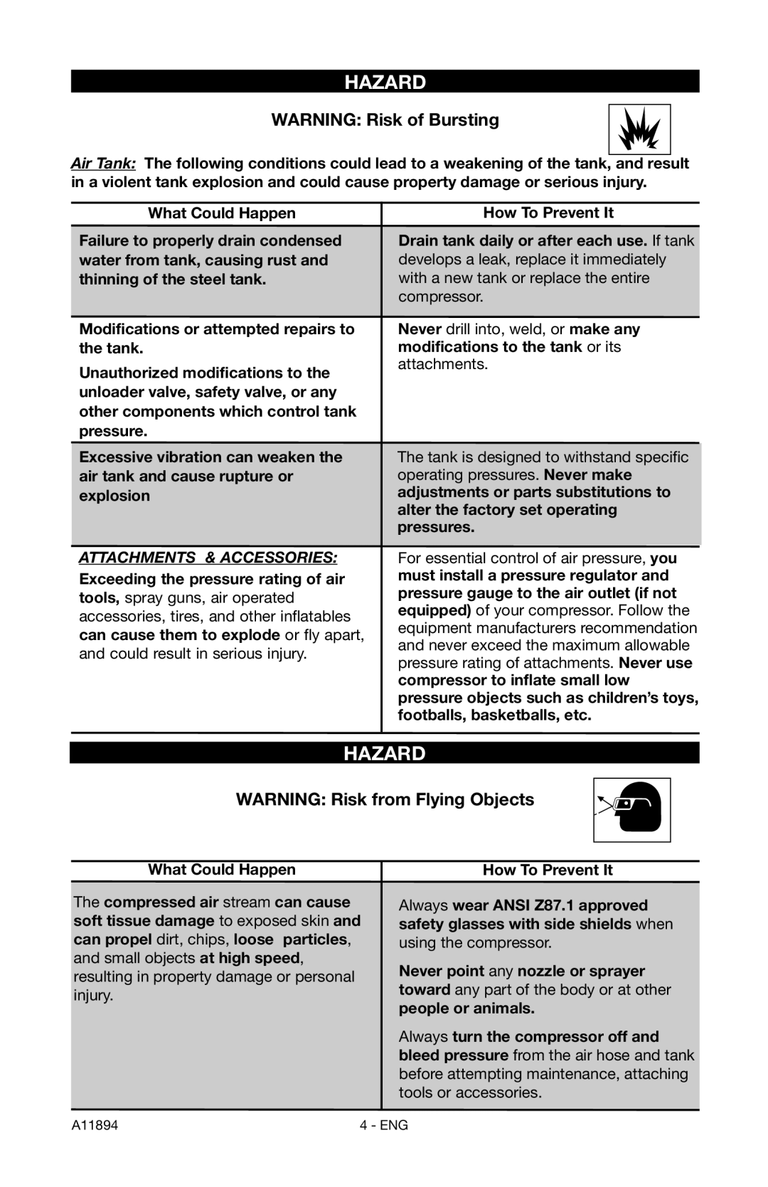 Porter-Cable CFFN251T instruction manual Attachments & Accessories 