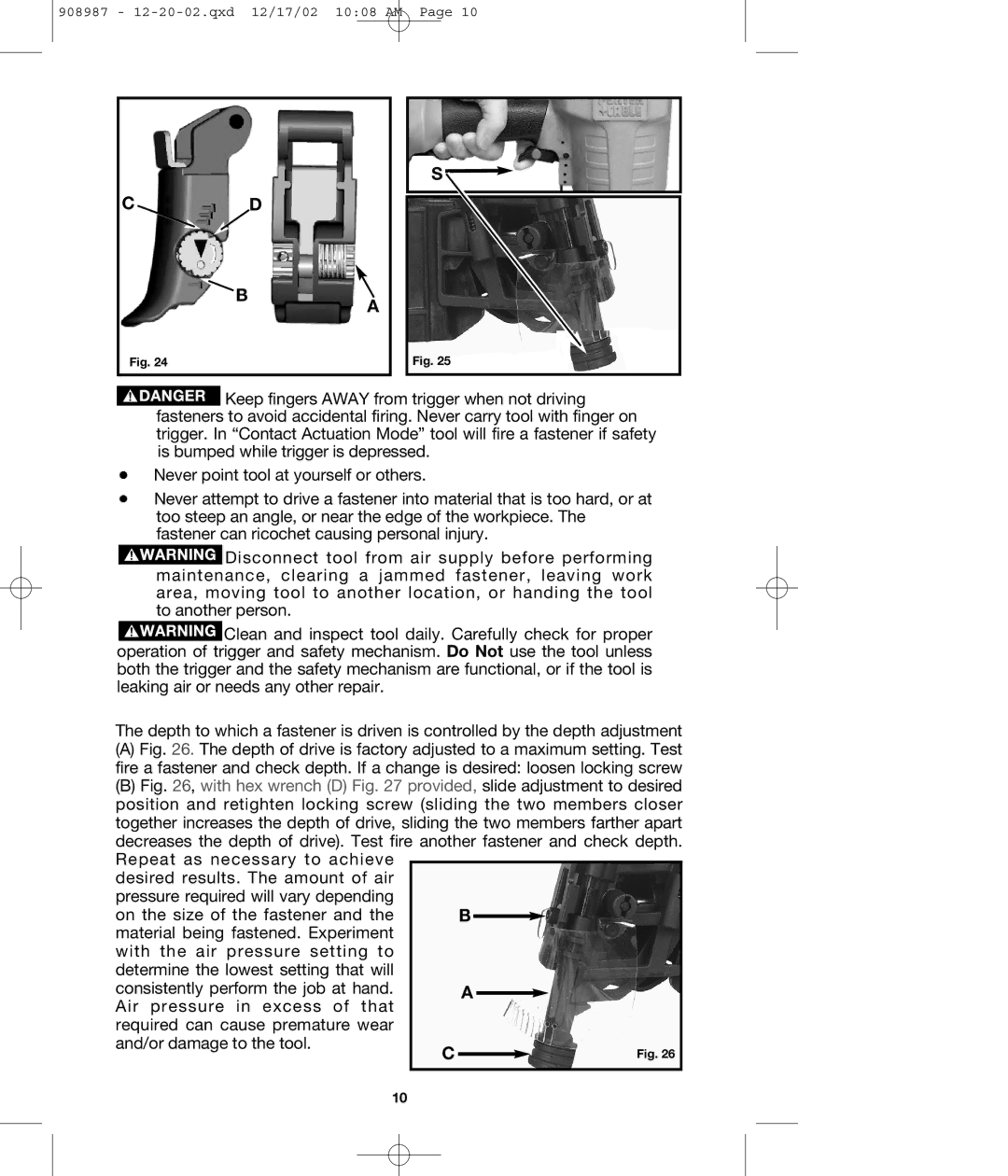 Porter-Cable COIL350 instruction manual 908987 12-20-02.qxd 12/17/02 1008 AM 