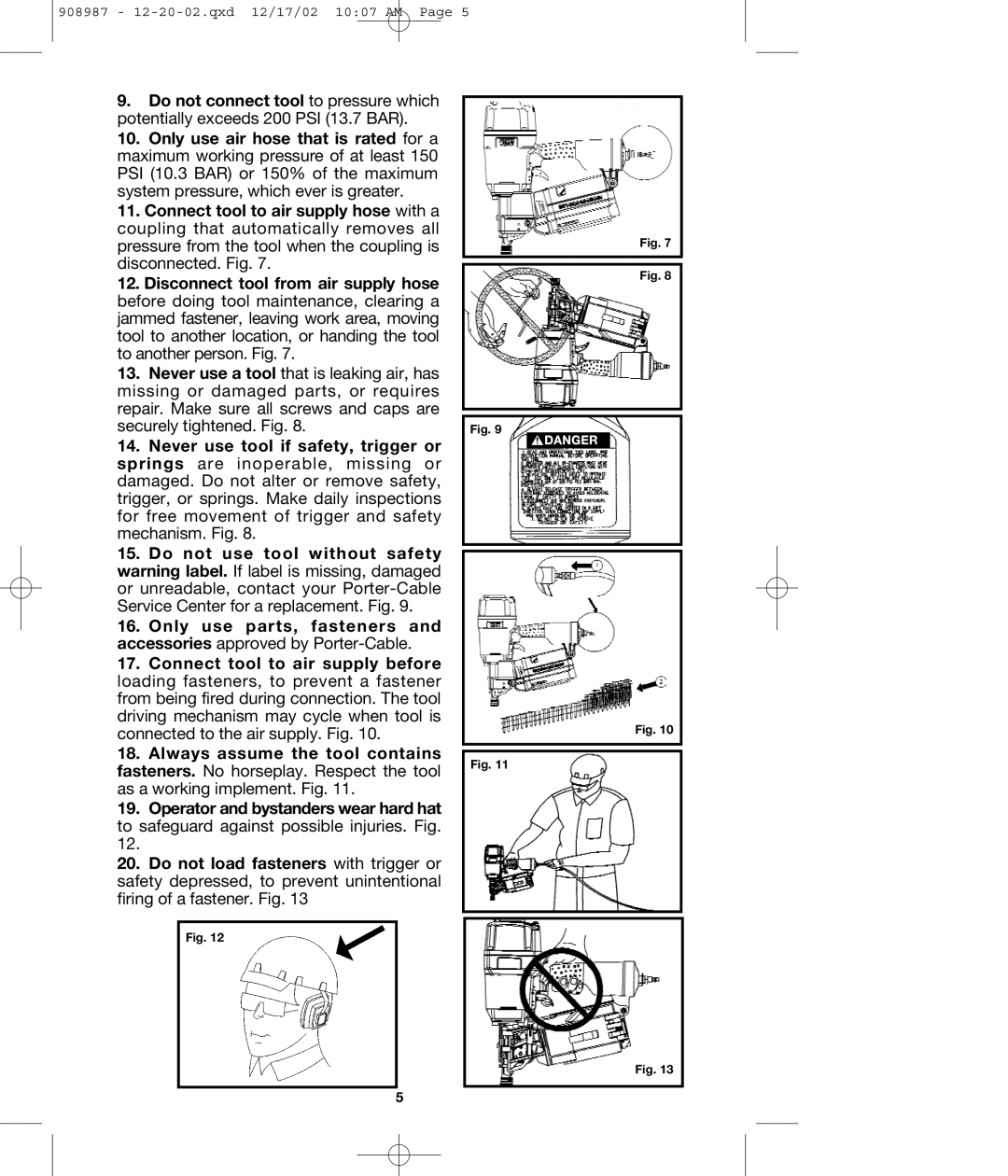 Porter-Cable COIL350 instruction manual 908987 12-20-02.qxd 12/17/02 1007 AM 