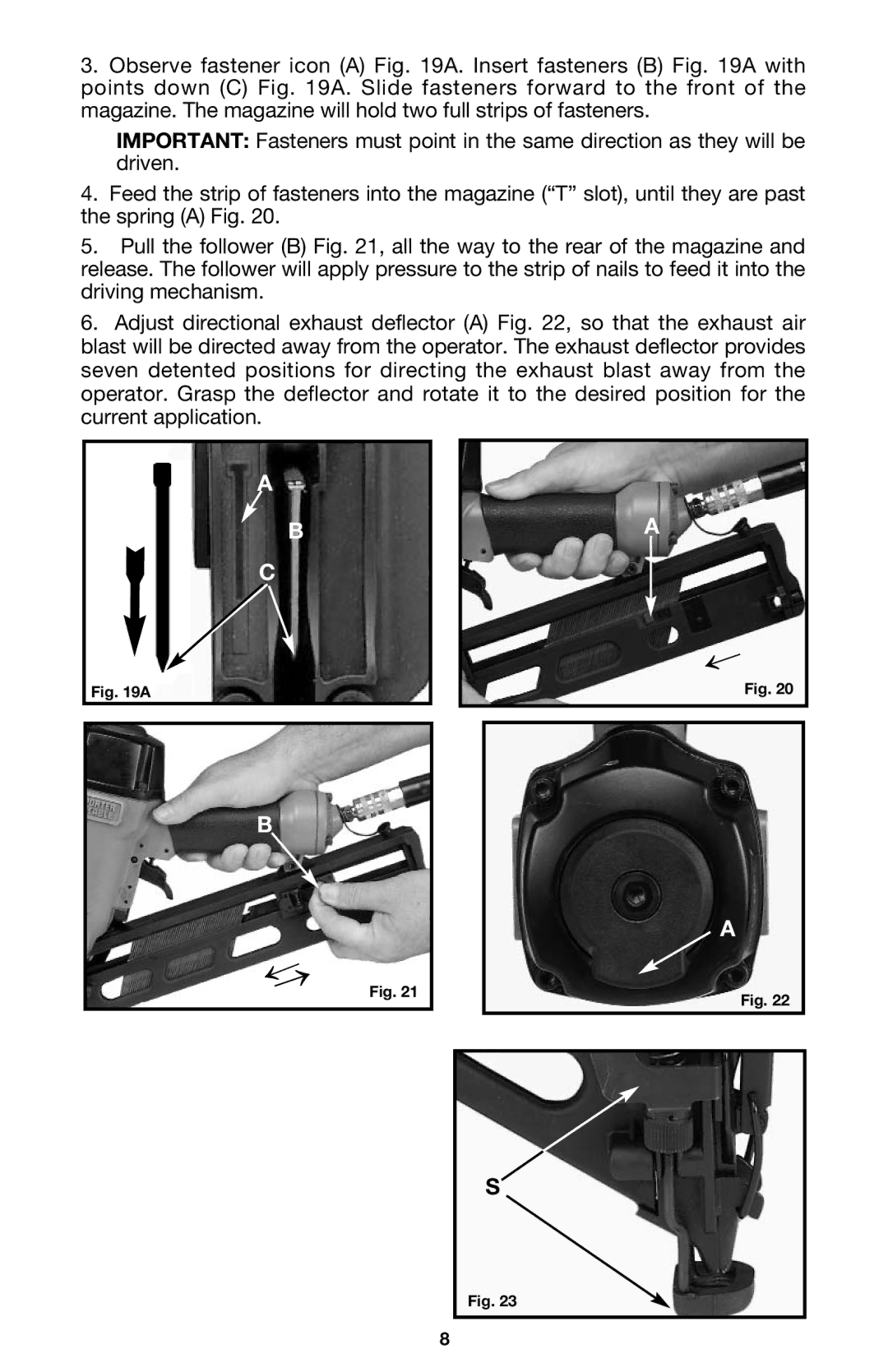 Porter-Cable DA250B instruction manual 