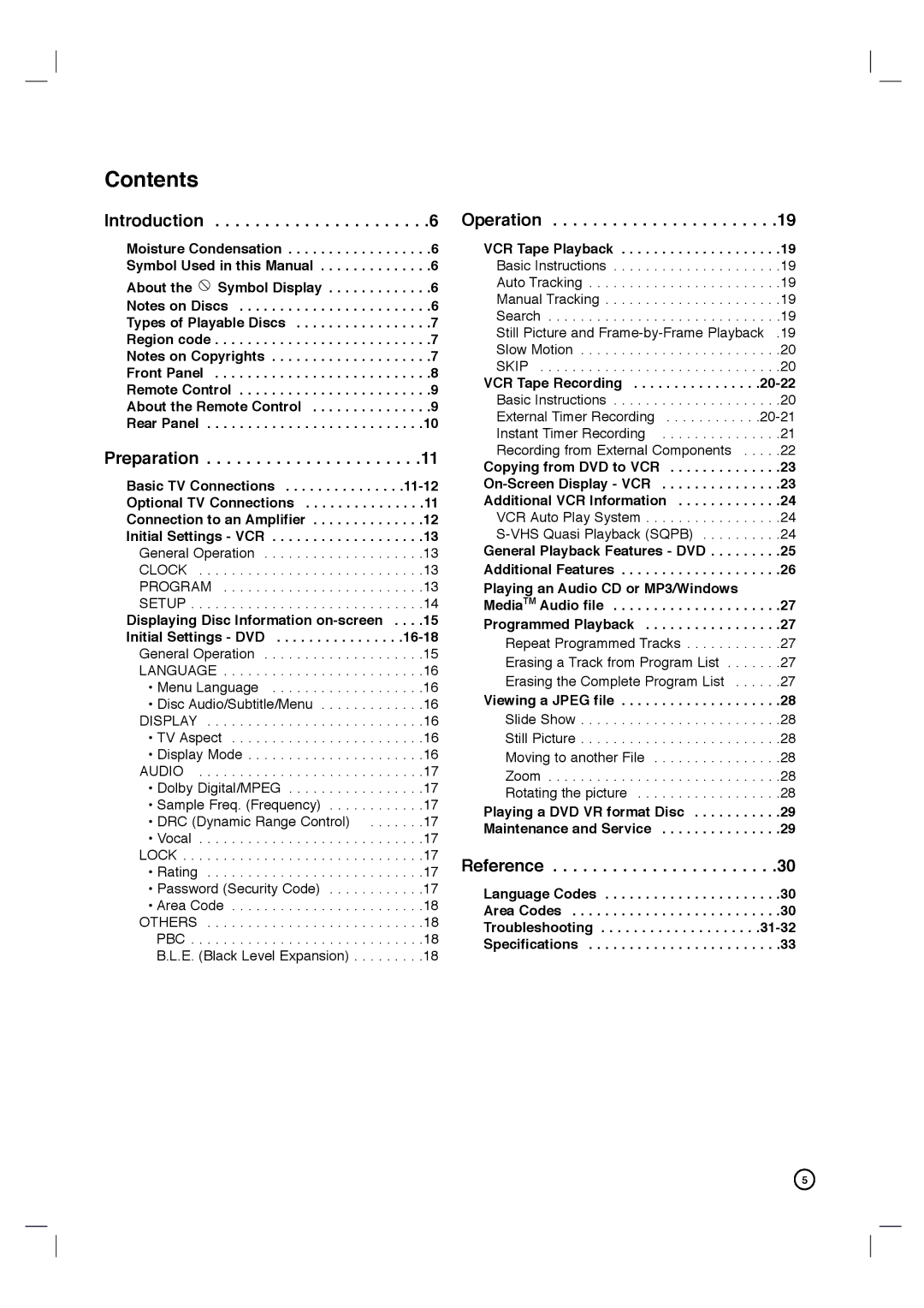 Porter-Cable DVP3340V/17 user manual Contents 