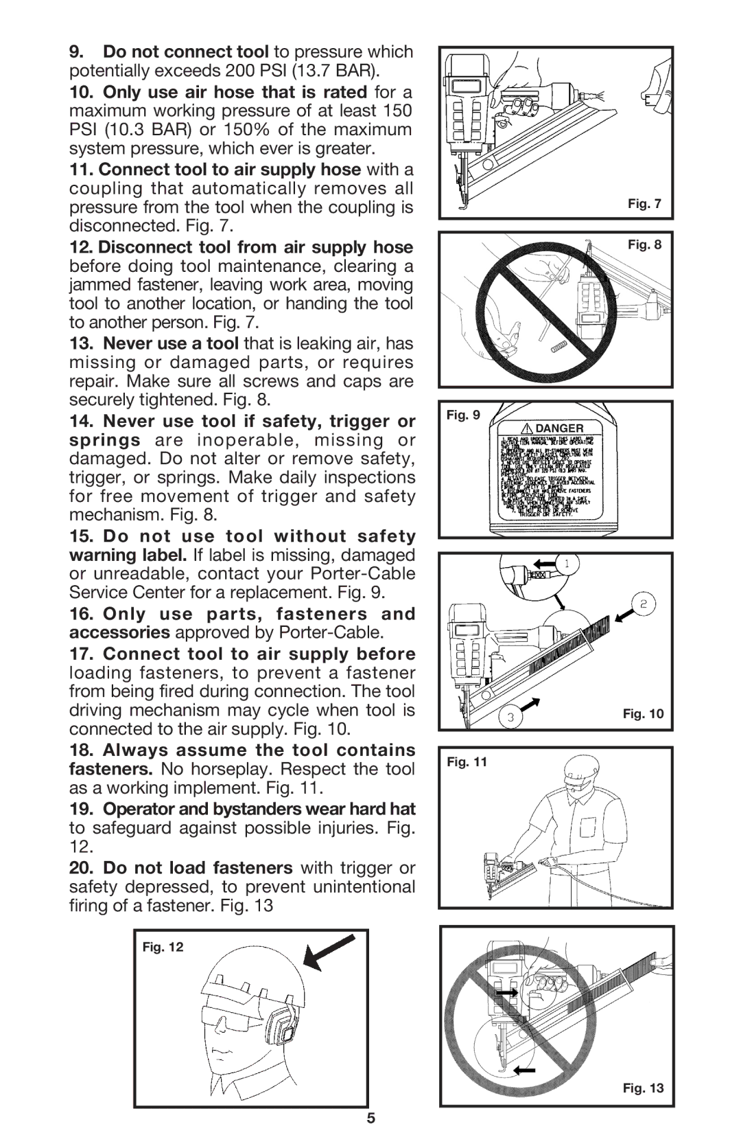 Porter-Cable FC350 instruction manual 