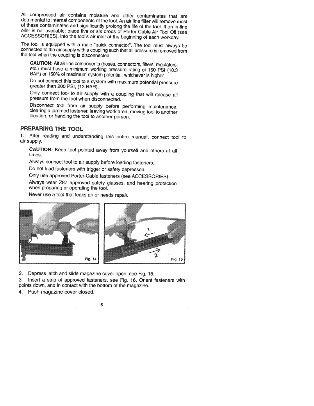 Porter-Cable FN200, 883794-699 manual 