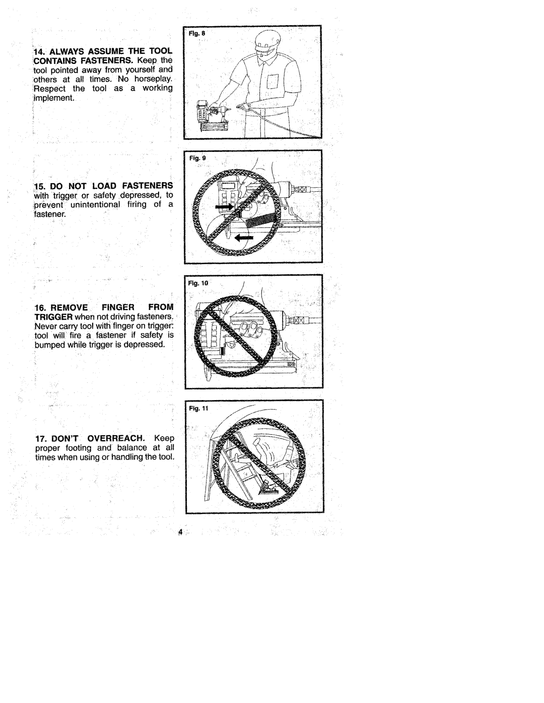 Porter-Cable FN250 manual 