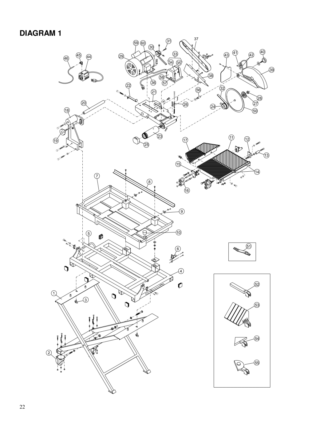 Porter-Cable FTS-150 operating instructions Diagram 