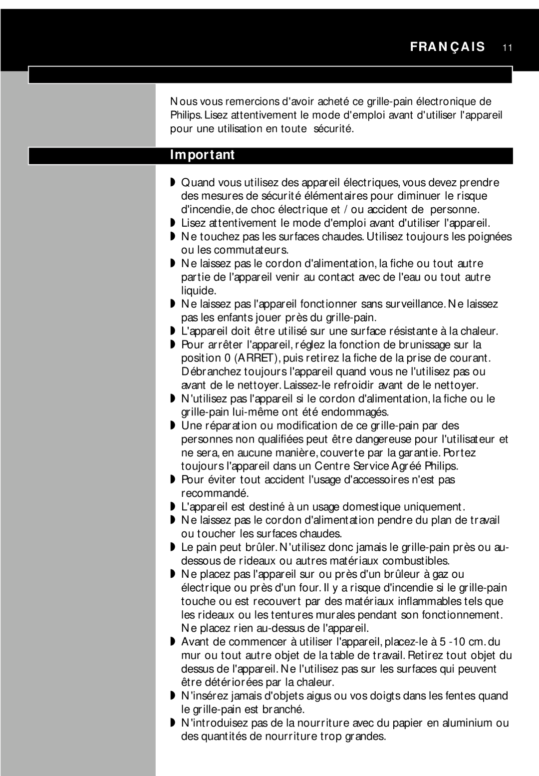 Porter-Cable HL5211 manual Français 