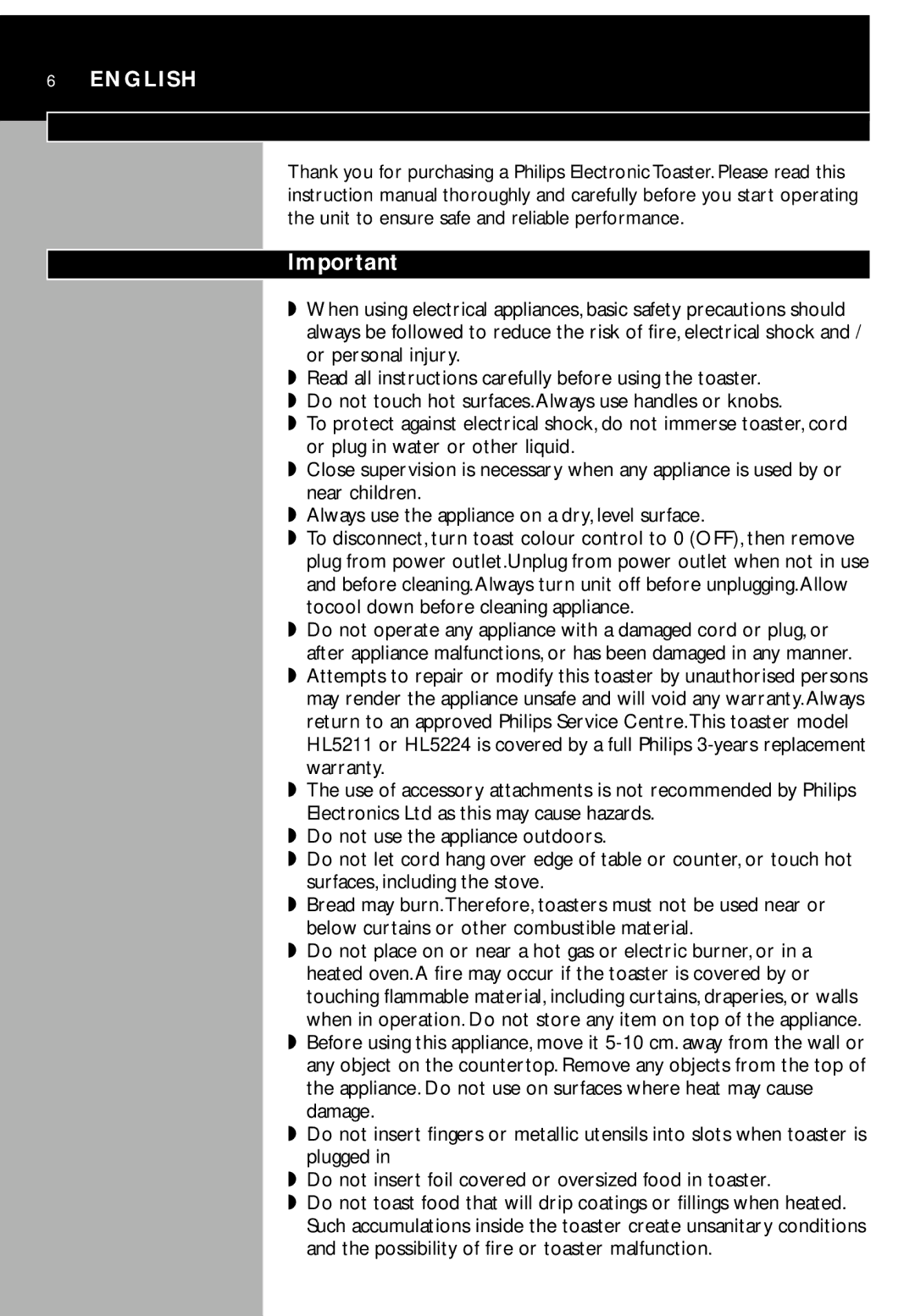 Porter-Cable HL5211 manual English 