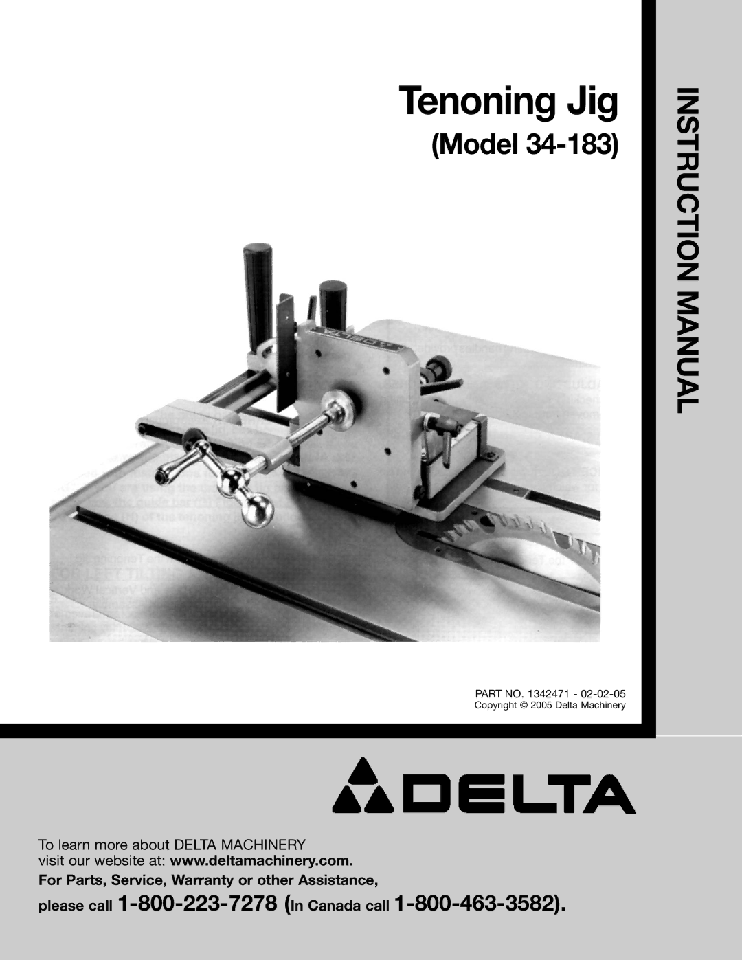 Porter-Cable Jig Saw instruction manual Tenoning Jig 