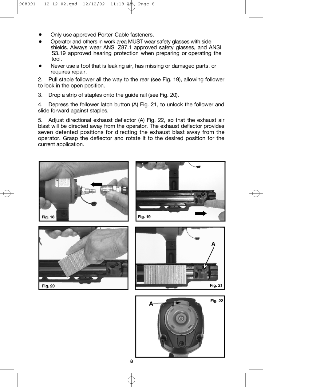 Porter-Cable MS200 instruction manual 908991 12-12-02.qxd 12/12/02 1118 AM 