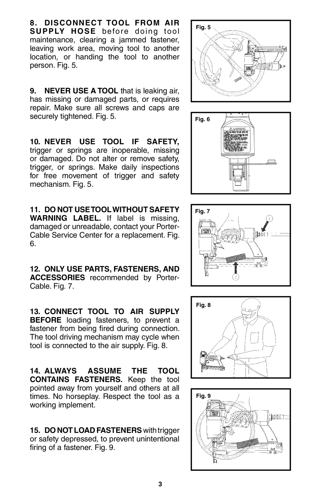 Porter-Cable NS100A instruction manual 