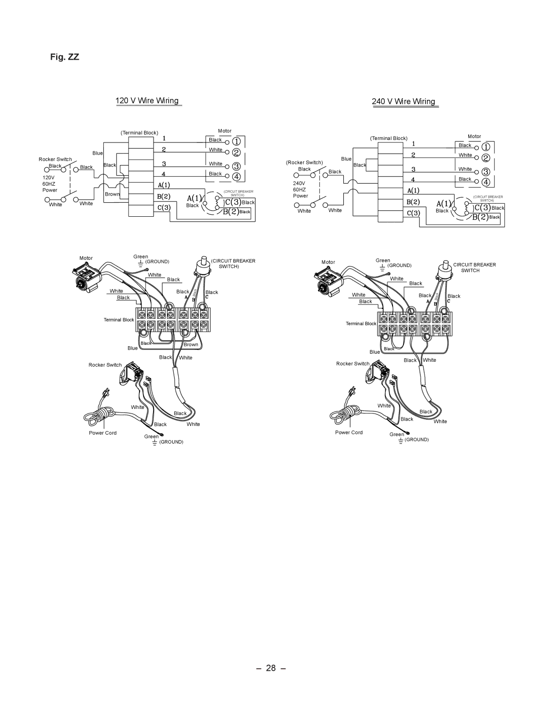 Porter-Cable PCB270TS instruction manual Fig. ZZ 