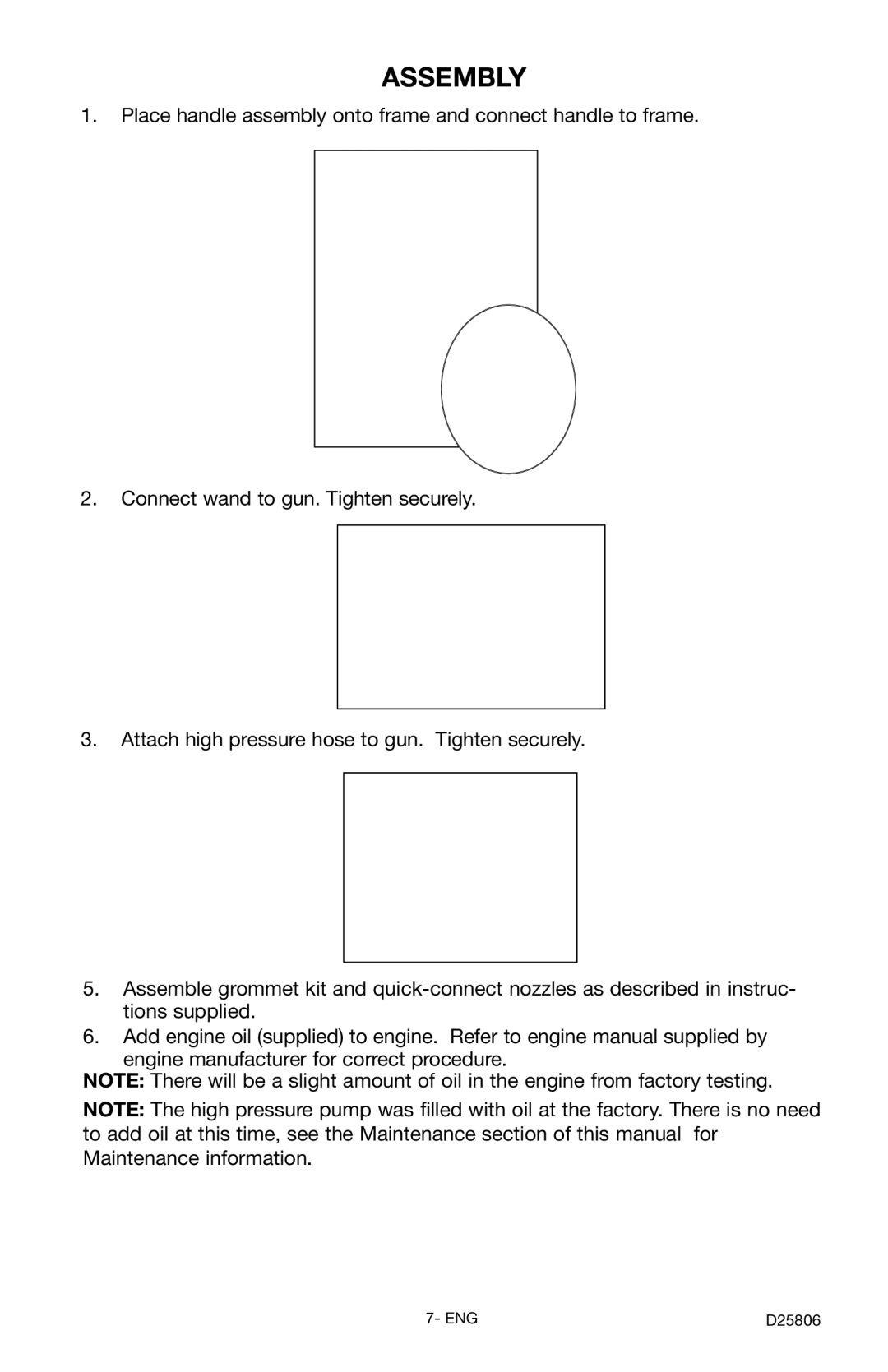 Porter-Cable D25806-025-2, PCH3600GRC instruction manual Assembly 