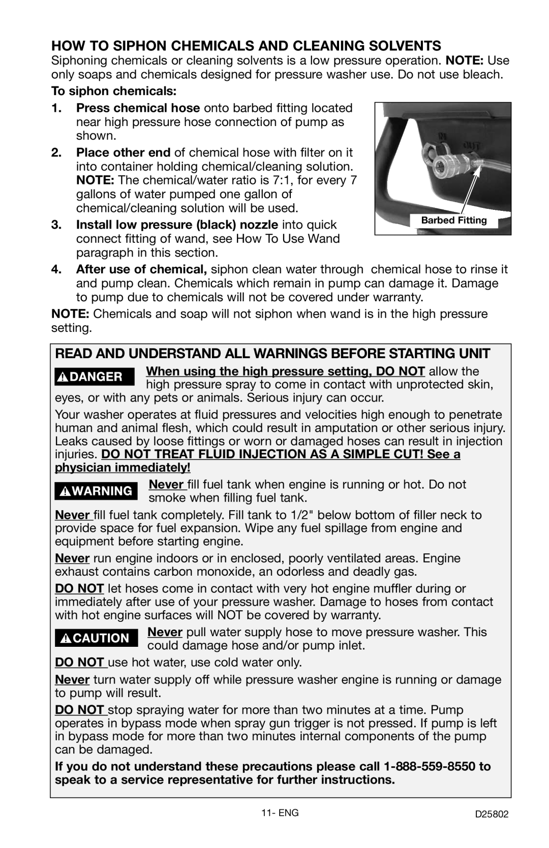 Porter-Cable PCV2250 instruction manual HOW to Siphon Chemicals and Cleaning Solvents 