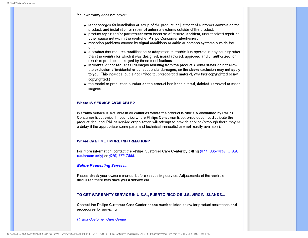 POSIFLEX Business Machines 202EI user manual Before Requesting Service 