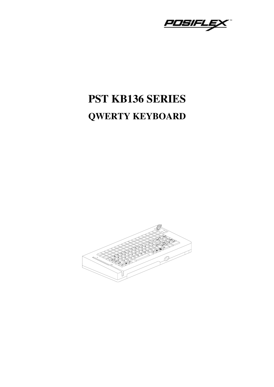 POSIFLEX Business Machines manual PST KB136 Series 