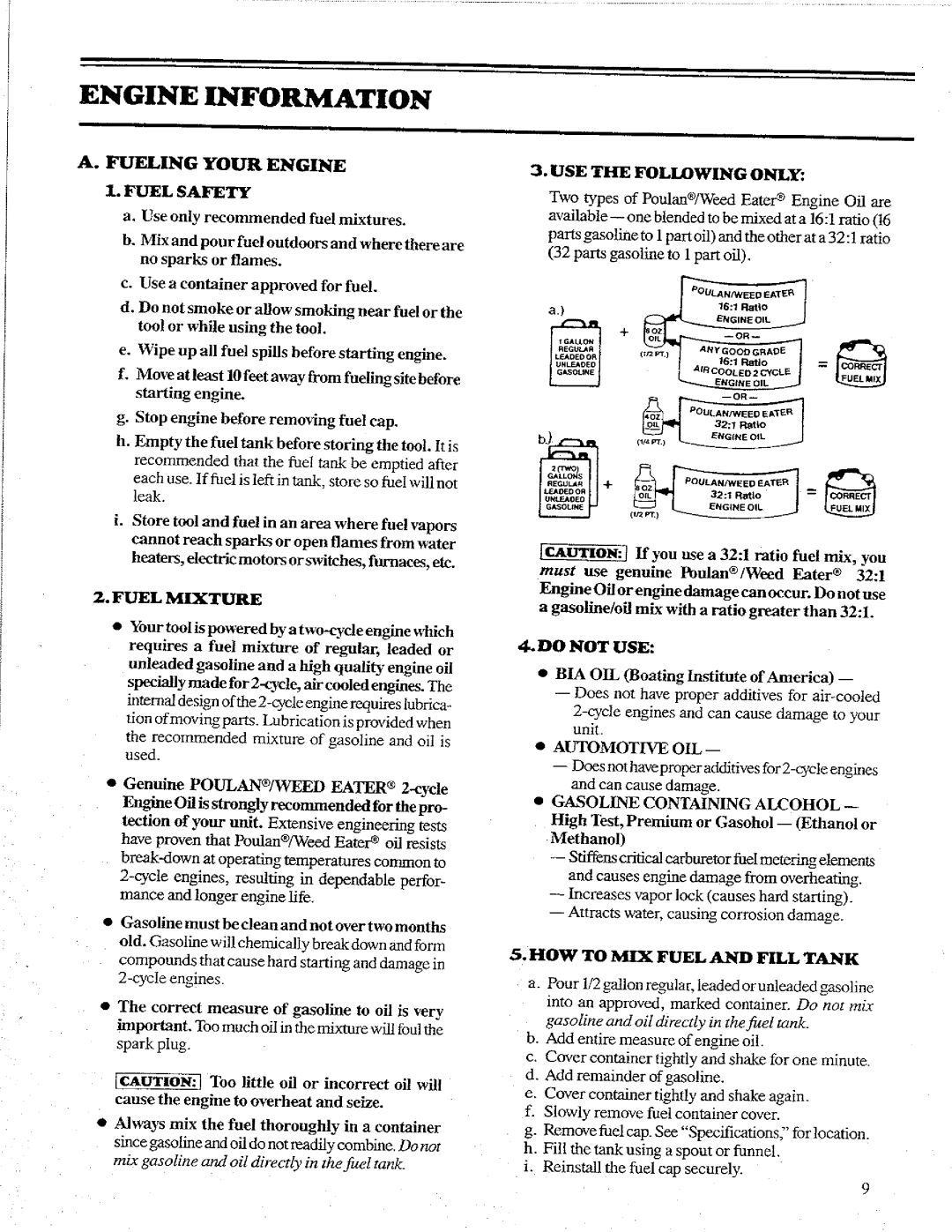 Poulan 1600 manual 