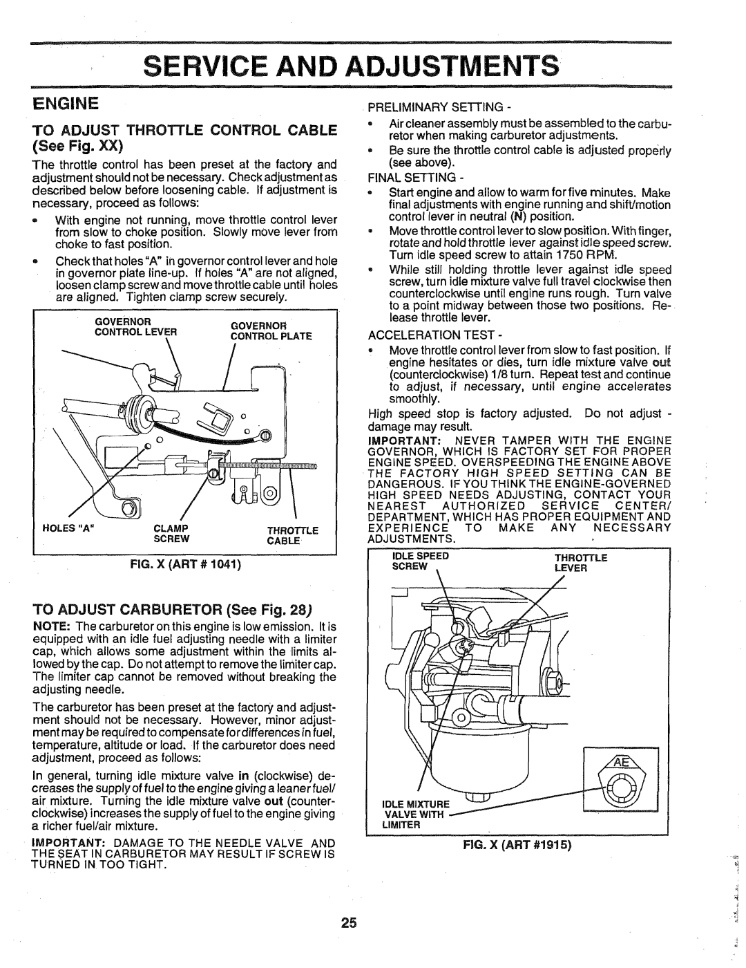 Poulan 163022 manual 