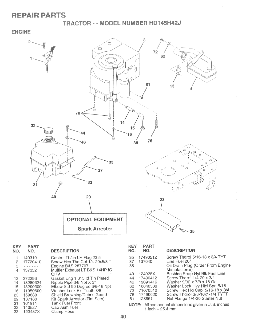 Poulan 165370 manual 