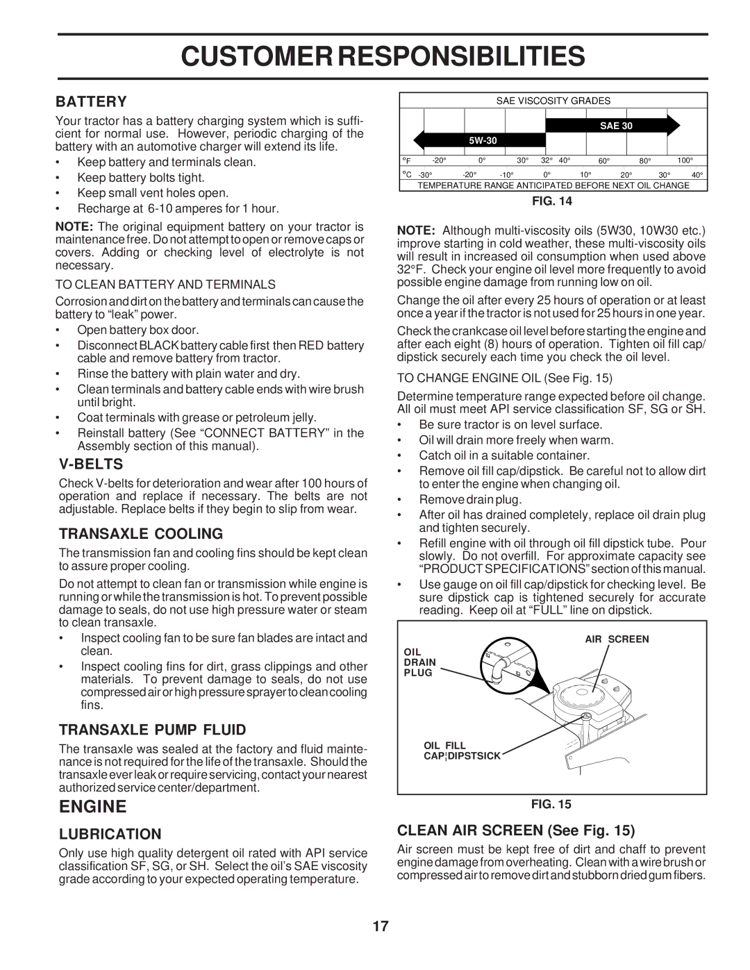 Poulan 173411 owner manual Engine 