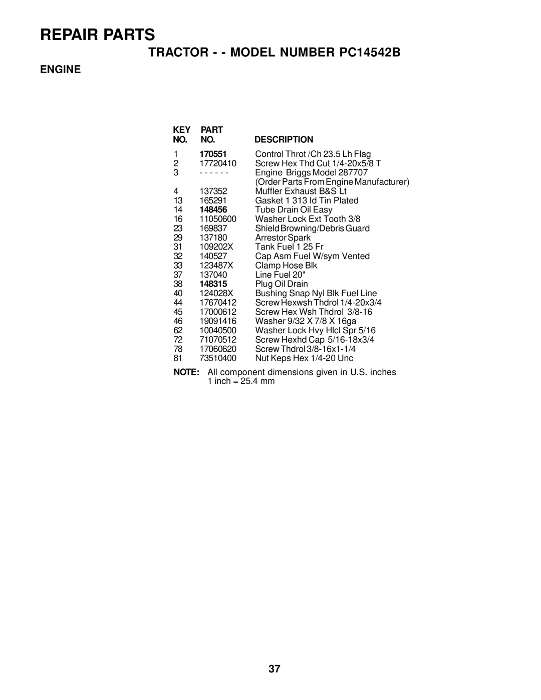 Poulan 176851 owner manual 170551, 148315 