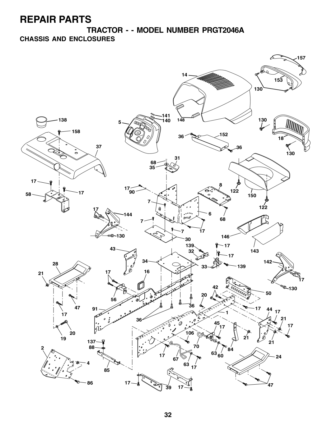 Poulan 177271 owner manual Chassis and Enclosures 