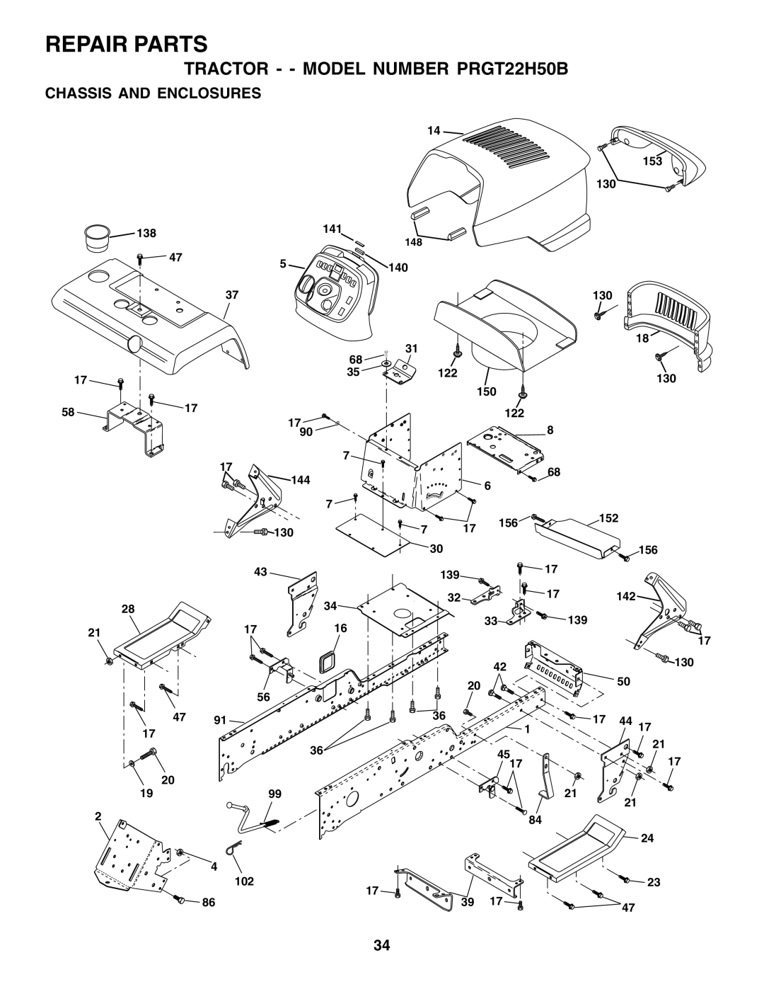 Poulan 177937 owner manual Chassis and Enclosures 