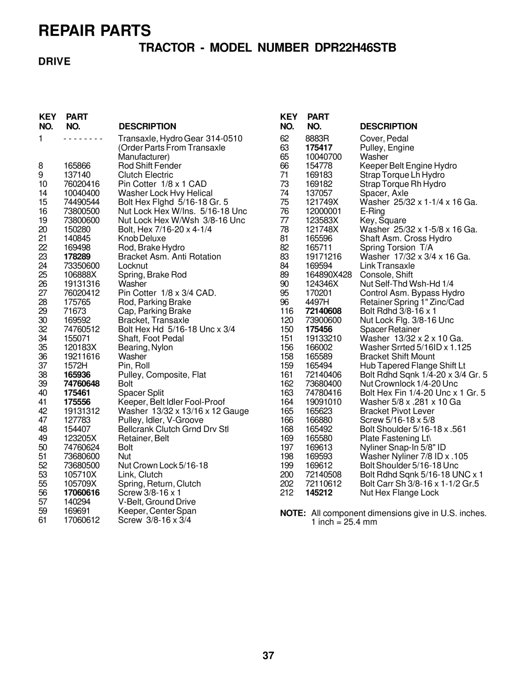 Poulan 178249 owner manual 175417, 178289, 72140608, 175456, 165936, 74760648, 175461, 175556, 17060616, 145212 