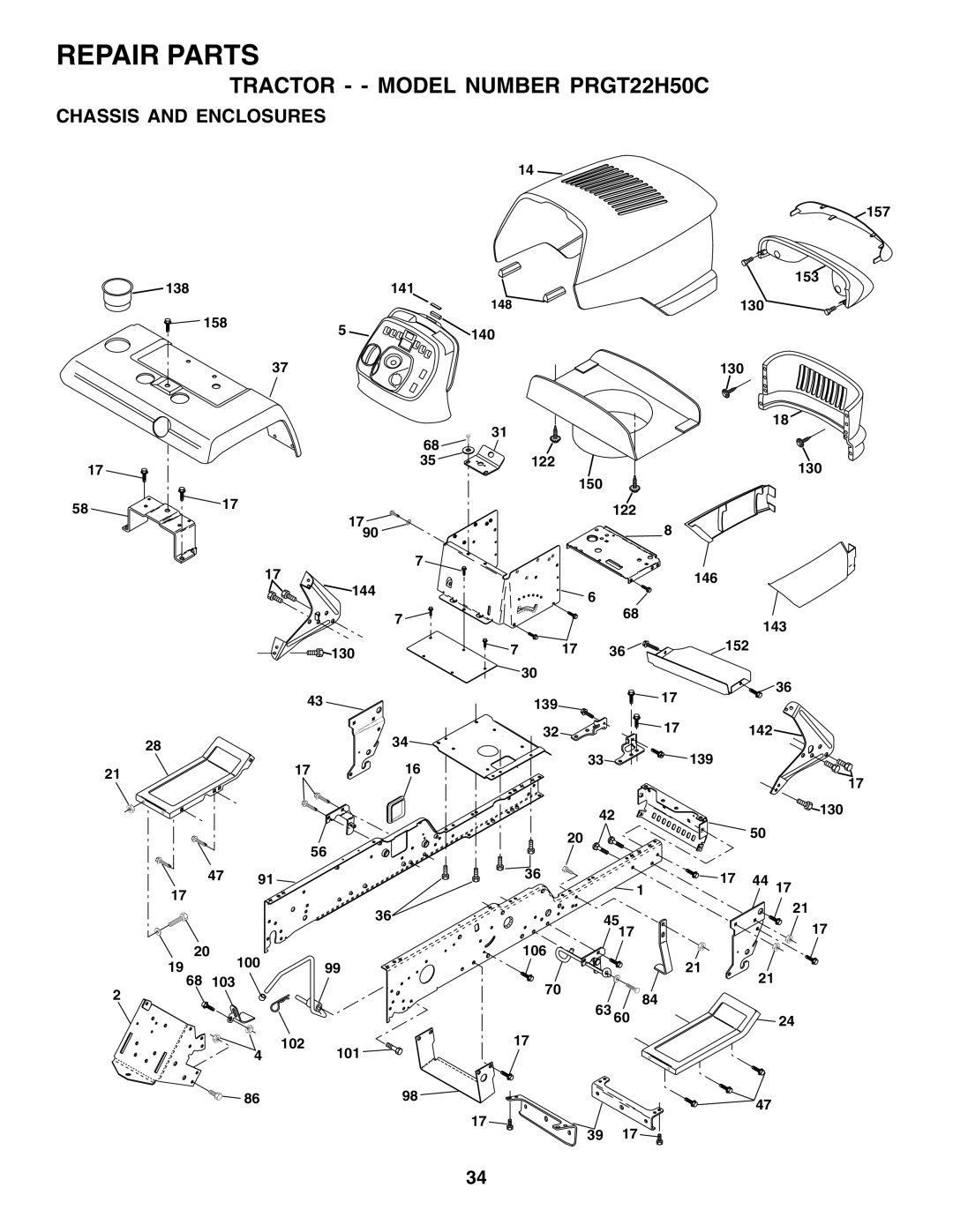 Poulan 178493 owner manual Chassis and Enclosures 