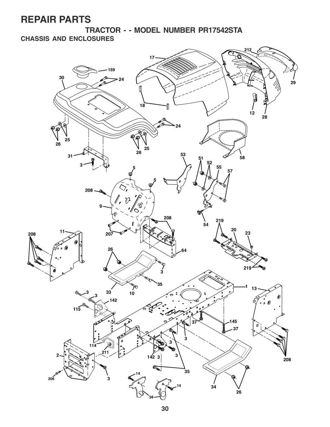 Poulan 180196 owner manual Chassis and Enclosures 